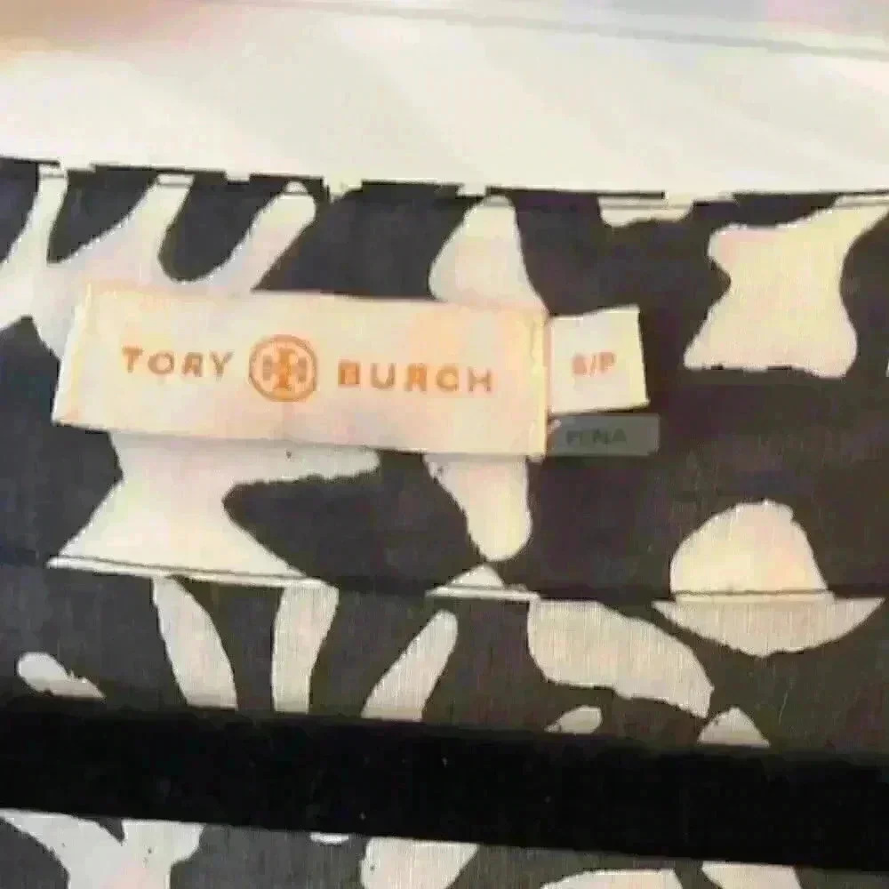 TORY BURCH POMELO FLORAL BEACH TUNIC SWIM COVER GORGEOUS DETAILING Size - S/P - Picture 4 of 8